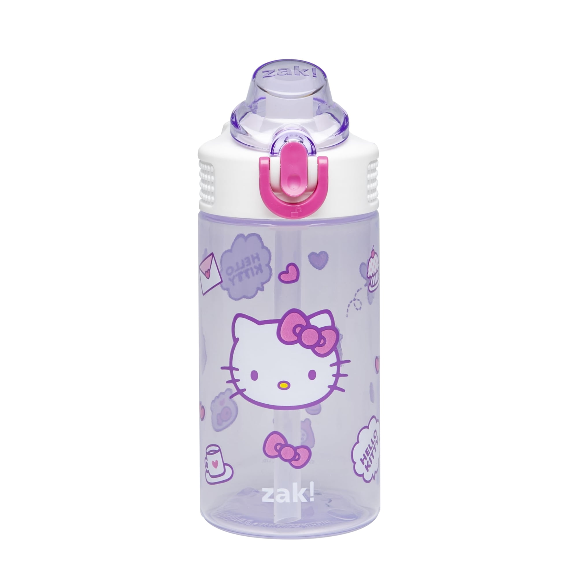 Botella De Agua Zak Designs Hello Kitty 475 Ml A Prueba De Fugas