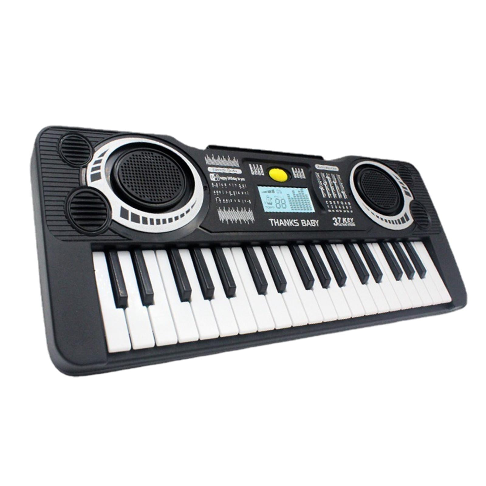 Magideal - Instrumentos Musicales De Órgano Electrónico De 37 Teclas, Juguetes Para Niños Y Niñas Principiantes