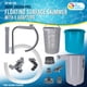 thumbnail image 2 of Skimmer para piscina U.S. Pool Supply WS-230 de montaje en pared con 5 adaptadores, 2 of 8
