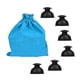 thumbnail image 4 of Ventosas De Silicona Accesorios Negros Cuidado Personal 6Pzs Con Bolsa 6 piezas con bolsa, 4 of 5