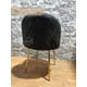 thumbnail image 2 of Pack 2 Silla Gabrielle Lino Patas Doradas Negra, 2 of 3