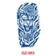 thumbnail image 1 of Semi Permanent Lotus Tattoos Body Art Totem Waterproof Temporary Tattoo Sticker For Women Men, 1 of 3