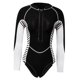 thumbnail image 5 of Traje de neopreno para mujer Traje de neopreno Frente Zip Bikini de buceo Negro XS, 5 of 7
