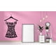 thumbnail image 3 of Frase Deco La Vida Es Demasiado Corta (Vestido) FR‑11030, 3 of 3