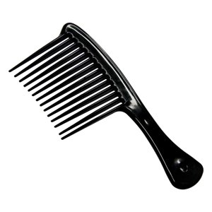 Ioensy - Peine Herramienta Para Peinar El Cabello Peine Para Peinar Con Mango Grande Para Salón De Viajes En Casa Negro