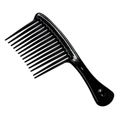 Ioensy - Peine Herramienta Para Peinar El Cabello Peine Para Peinar Con Mango Grande Para Salón De Viajes En Casa Negro