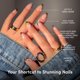 thumbnail image 3 of Uñas postizas Glamnetic forma almendra corta – Kit de 30 piezas, 3 of 9