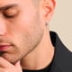 thumbnail image 2 of 10 pares de pendientes magnéticos de acero inoxidable con circonitas, sin perforaciones, para hombre. Material duradero., 2 of 5
