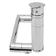 thumbnail image 1 of Grifo M Buder Universal para Lavabo con Manguera Plateado, 1 of 9