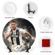 thumbnail image 3 of Cristiano Ronaldo Plato decorativo de porcelana fina (bone china), plato decorativo de cerámica para hogar, oficina, soporte de pared, platos decorativos para dormitorio 15 cm, 3 of 6