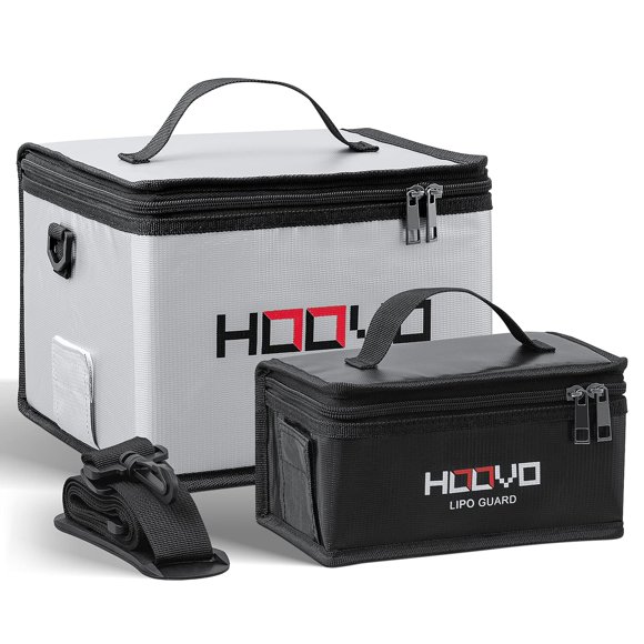 Bolsa de batería Lipo HOOVO, ignífuga, a prueba de explosiones, impermeable