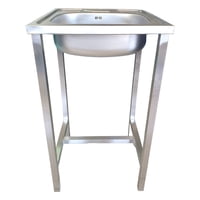 Bozzo - Lavamanos Acero 50X50X85Cms