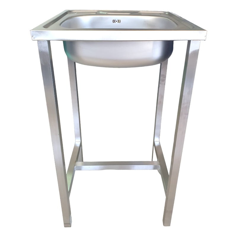 Bozzo - Lavamanos Acero 50x50x85cms