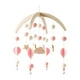 thumbnail image 4 of Cuna De Madera Para Bebé, Juguete Sensorial Móvil, Guardería Móvil Para Niños Recién Nacidos, Rosa Bebé, 4 of 5