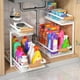 thumbnail image 3 of Organizador Multiusos para Cocina o Baño de Acero al Carbono – 2 Niveles Deslizantes, Compacto y Resistente, Ideal para Cocina, Baño y Lavandería – Fácil Montaje, Color Blanco – Chic Haus", 3 of 6