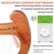thumbnail image 3 of Arpa Tipo Lira De 19 Cuerdas Con Llave De Afinación Resonancia En Caoba, 3 of 6