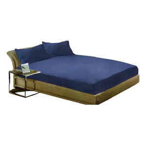 Genérico - Sabana Polar 2 Plazas Diseño Liso Color Azul