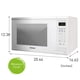 thumbnail image 2 of Horno microondas Panasonic NN-SU656W 1.3 pies cúbicos 1100W blanco, 2 of 2