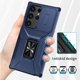 thumbnail image 5 of Funda Armada para Samsung Galaxy S24 Ultra con Tapa Deslizante y Soporte Magnético Giratorio Azul, 5 of 5
