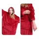 thumbnail image 1 of Maxi Poleron Sherpa Bata Manta Capucha. Frazada Invierno, 1 of 3