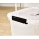 thumbnail image 5 of Caja con cierre de almacenamiento JUJIAJIA de 6 cuartos de galón, transparente, paquete de 6 con tapa, 5 of 8