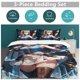 thumbnail image 5 of Fairy Tail Anime Home Bed 3-piece Set Classic Japanese Anime Polyester Wash Student Dormitory Set, 5 of 5
