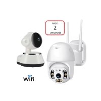 Vipa - Pack 2 Cámaras Seguridad Interior Y Exterior Ip Wifi Hd