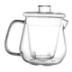 thumbnail image 5 of Tetera De Vidrio Para Estufa, Tetera Floreciente Segura Para Café Con Leche, Hojas Sueltas, 5 of 5