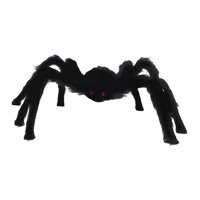 Bothyi - Gran Araña Negra Araña Aterradora Con Ojos Rojos Para Porche Jardín Casa Embrujada