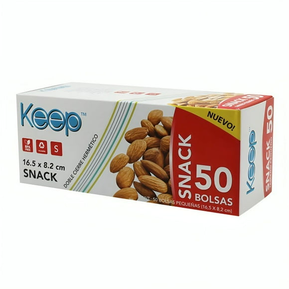 Bolsa Hermetica Snack 50un