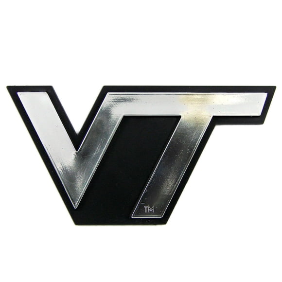 Emblema para vehículo FANMATS Virginia Tech Hokies 10 x 8 cm