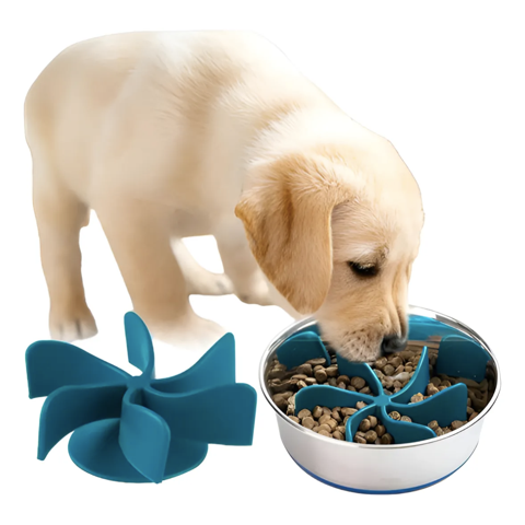 Genérica - Comedero Lento En Espiral Inserto De Silicona Para Mascotas