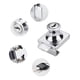 thumbnail image 1 of Cerradura Vidrio Templado Segura Y Resistente Muebles Plateado, 1 of 5