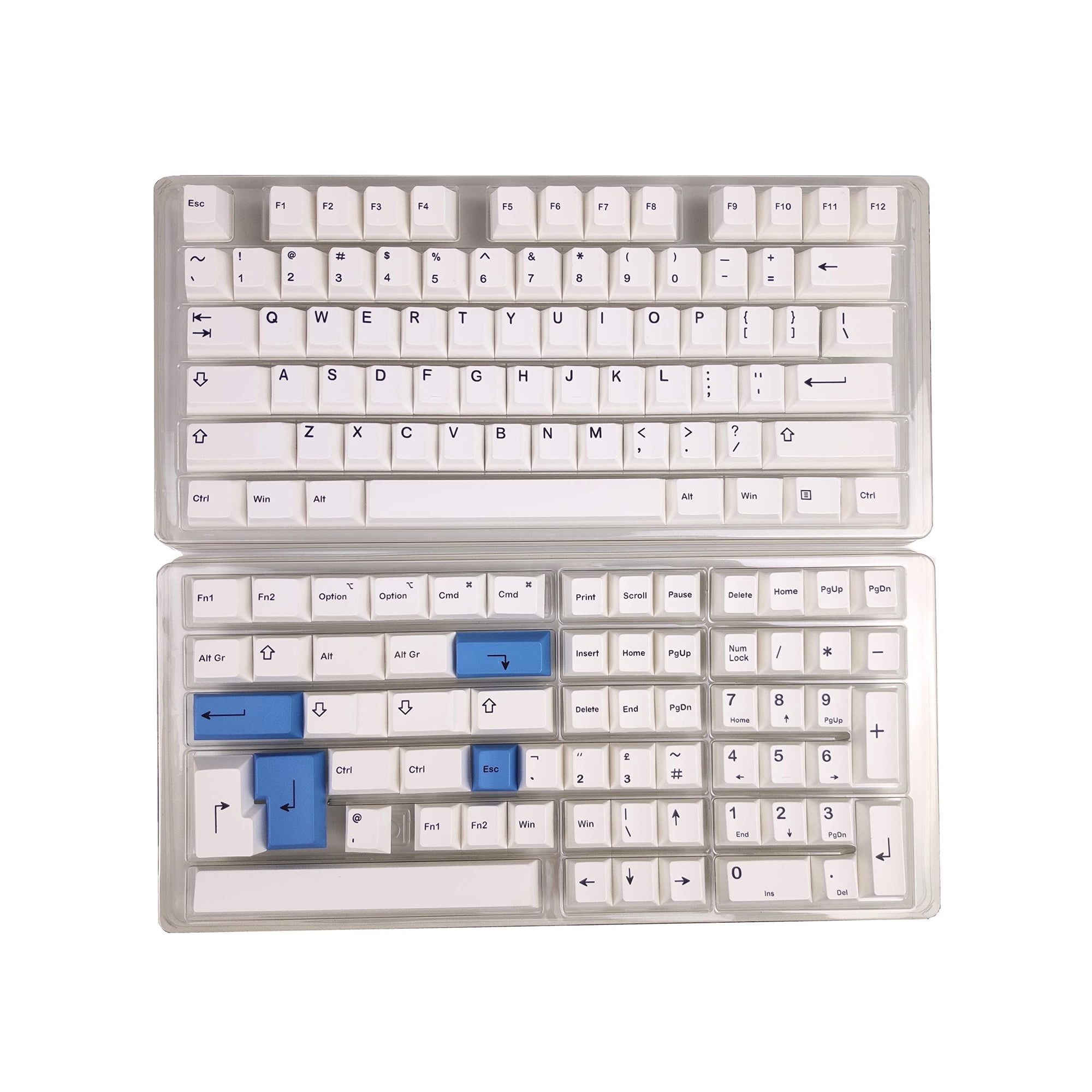 Juego De Teclas Hk Gaming Custom Dye Sub Pbt 139 Teclas Cherry Profile