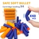 thumbnail image 3 of Set Blaster AGM MASTECH AWM para lanzar proyectiles con 40 dardos, color blanco, 3 of 6