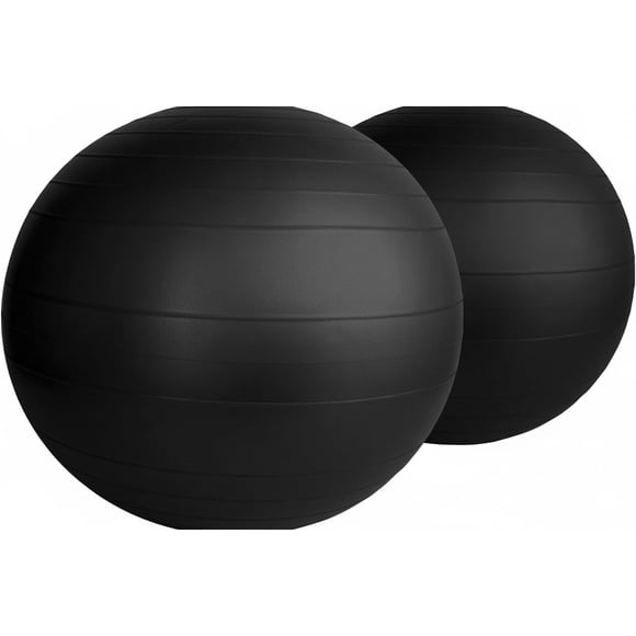 Pelota de fitness ECO-WISE Aeromat 65 cm negra
