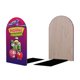 thumbnail image 2 of VeggieTales en Casa Sujetalibros decorativos temáticos, tope para estantería con base antideslizante, uso dual para hogar y oficina - 2 piezas, 2 of 6
