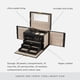 thumbnail image 4 of Joyero WOLF Heritage Medium Black con funda de viaje, 4 of 6