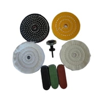 Ioensy - Kit De Rueda Pulidora Con Vástago Para Aluminio Y Metal Cromado