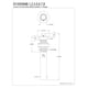 thumbnail image 2 of Grifo de baño Kingston Brass Serena Widespread Matte Black, 2 of 2
