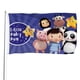 thumbnail image 1 of Snoopy Bandera impresa con temática, regalo perfecto para fanáticos, amigos y familiares, y adecuada para actividades al aire libre e interiores, decoraciones de fiesta.40cm×60cm, 1 of 6