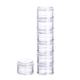 thumbnail image 2 of Organizador Semanal De Pastillas De Plástico De 7 Piezas Bote Apilable Para Botones Cuentas Transparente, 2 of 5
