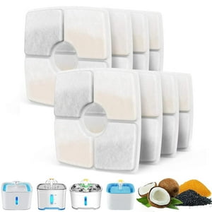 Filtro De Repuesto Para Fuente De Agua Cat Samanija, Paquete De 8