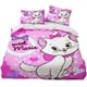 thumbnail image 1 of x483 Bed SheetsLovely Like Marie Duvet Cover Set and Pillowscase,The Aristocats Bedding Set with Zipper for Girl bedroom Gift 3-Piece Bedding Set (1 Duvet Cover + 2 Pillow Shams) nj483, 1 of 5