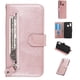 thumbnail image 1 of Funda con Cremallera para Samsung Galaxy A20E, Carcasa Cartera de Cuero PU con Soporte y Tarjetero, 1 of 5