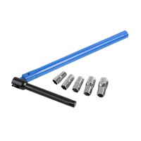 Ioensy - Kit De Llave De Tubo, Herramienta De Extracción Portátil, Kit De Tuerca Trasera De Plomero Resistente Para Baño, Color Azul