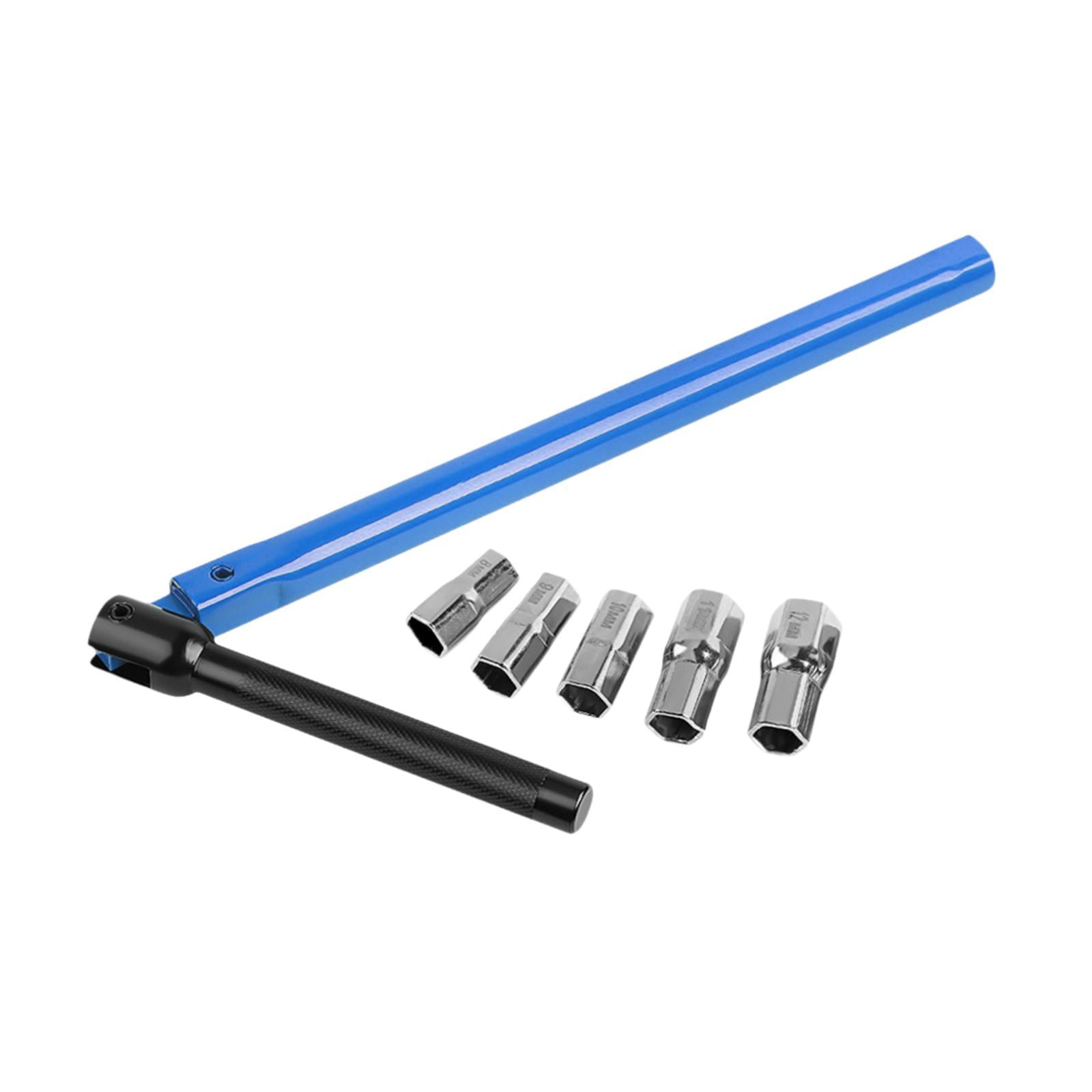 Ioensy - Kit De Llave De Tubo, Herramienta De Extracción Portátil, Kit De Tuerca Trasera De Plomero Resistente Para Baño, Color Azul