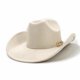thumbnail image 1 of Sombrero Vaquero Cowboy Western Unisex Adulto - Festivales blanco Talla Única, 1 of 6