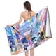 thumbnail image 4 of Gacha Life Toalla de playa de secado rápido con diseño temático, regalo para mujeres y niñas, ideal para cumpleaños, fans, amantes de la música, uso en la playa o al aire libre, 78 × 160 cm, 4 of 6