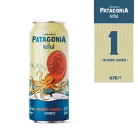 Cerveza Patagonia Blond Lager 4,5° Lata 470 Ml Austral